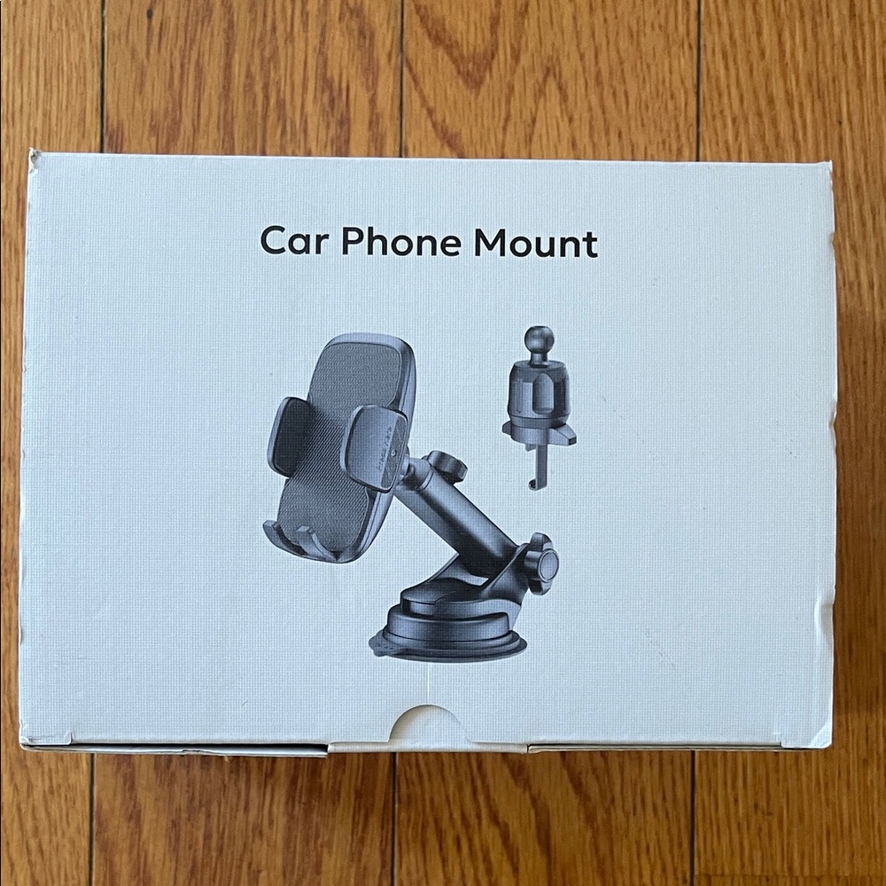 Black Car Phone Mount